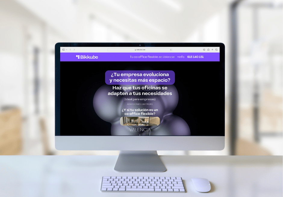Bikkube: Landing de captación de leads y estrategia publicitaria