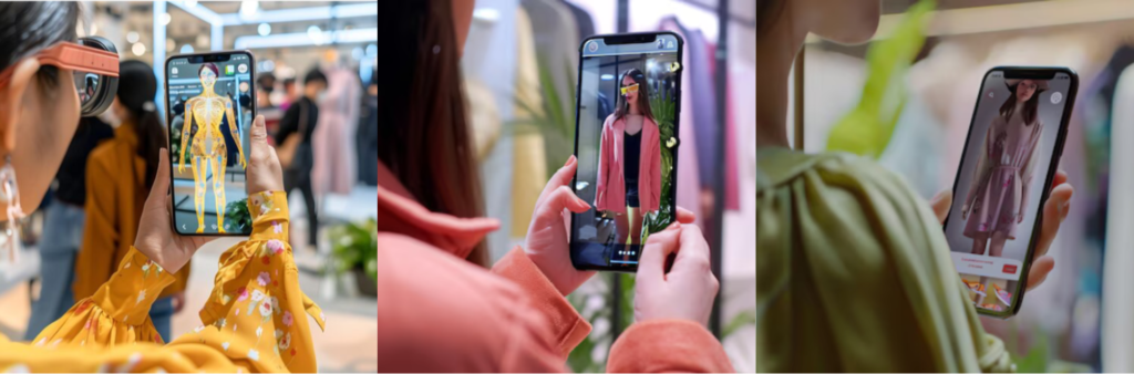 Realidad aumentada para probar ropa en tienda desde el móvil