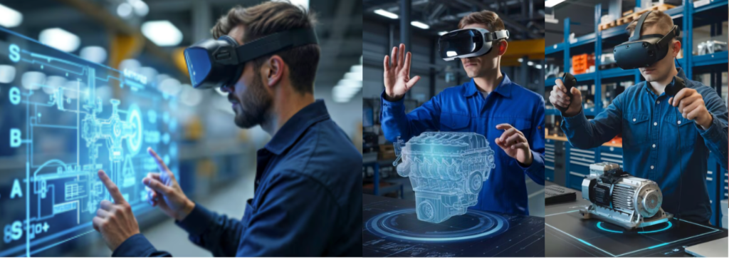 Realidad virtual aplicada a formación industrial en fábrica