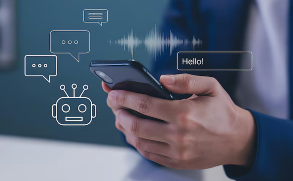 voicebot y chatbot en movil y ordenador